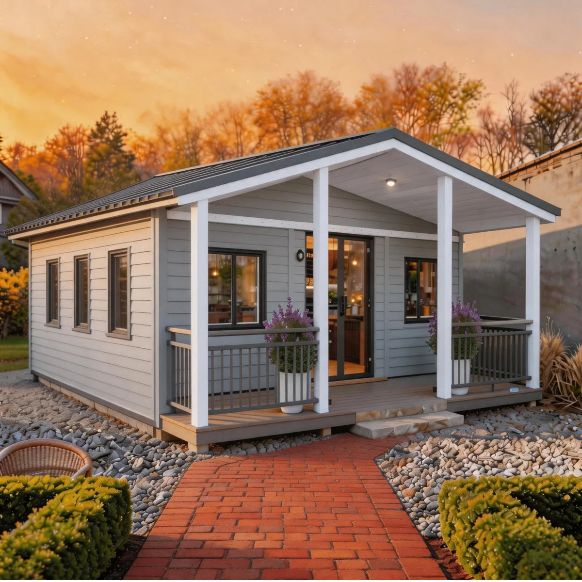 Prefab Luxury Hotel Ready Expandable Container House Modular Foldable Steel Structure European Design Home