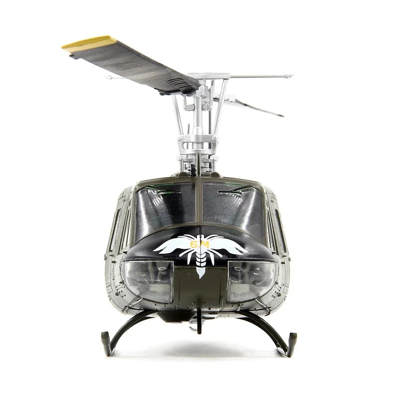 Diecast 1/48 Scale AF1 U.S. Army UH-1H Huey Helicopter 116th Wasp Squadron 674# Finished Military Aircraft Model Toy Gift