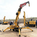 Customizable 3T Spider Crane with 3m Fly Jib for Special Lifting Requirements