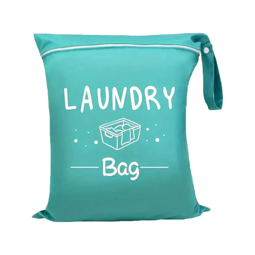 Drawstring Laundry Bag Made of Waterproof Oxford Fabric Portable Storage Pouch for Travel and Moving Tight Cord Closure Keeps