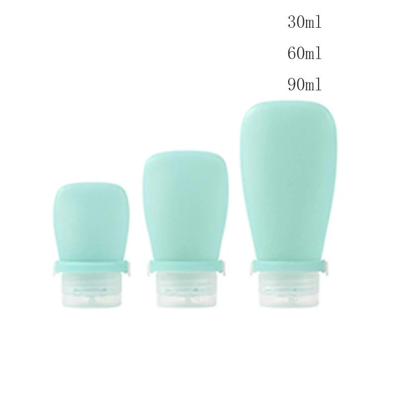 Soft Silicone Travel Bottles 30/60/90ml Empty Squeeze Tubes For Lotion Leakproof Skin Care Products Container Travel Accessories