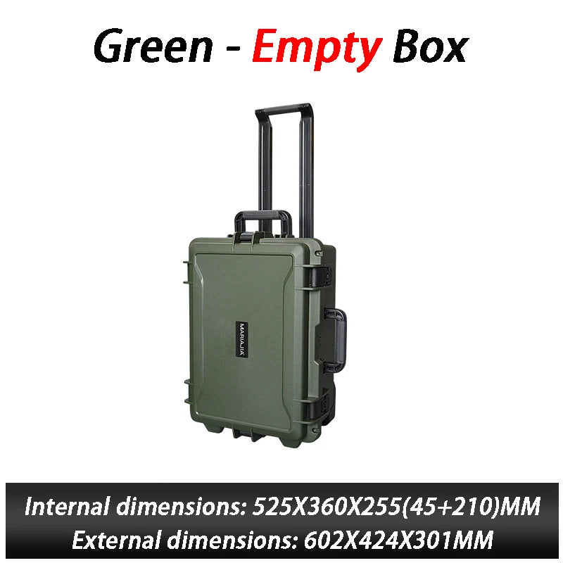 Pull Rod Protective Box Multifunction Precision Instrument Safety Protection Boxes Waterproof Photography Equipment Storage Box