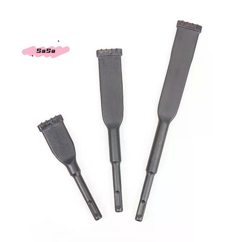 1Pc SDS PLUS Shank Electric Hammer Bit 4-Tooth Tungsten Carbide Tipped Chisel, Durability Alloy For Drilling Granite And Masonry