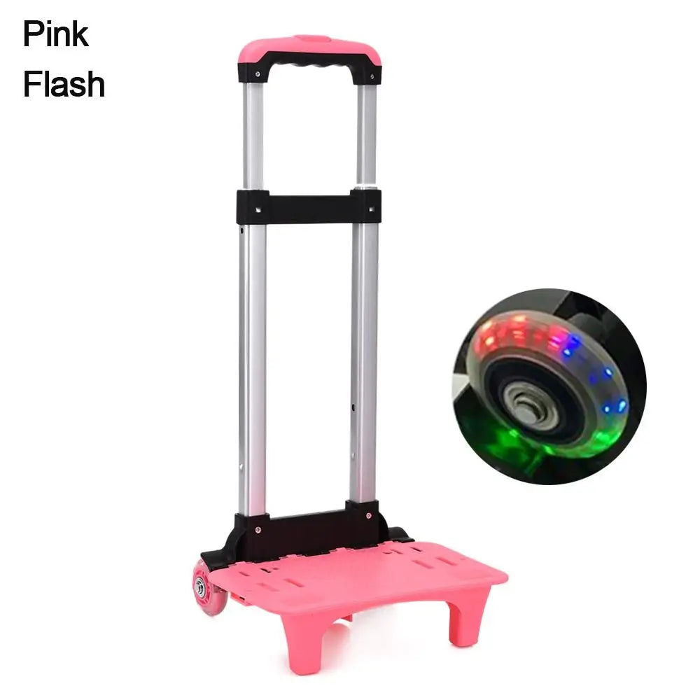 Foldable 2 Wheel Durablel Luggage Travel Pullling Rod Carrier Trolley Rack Student Backpack Pet Bag