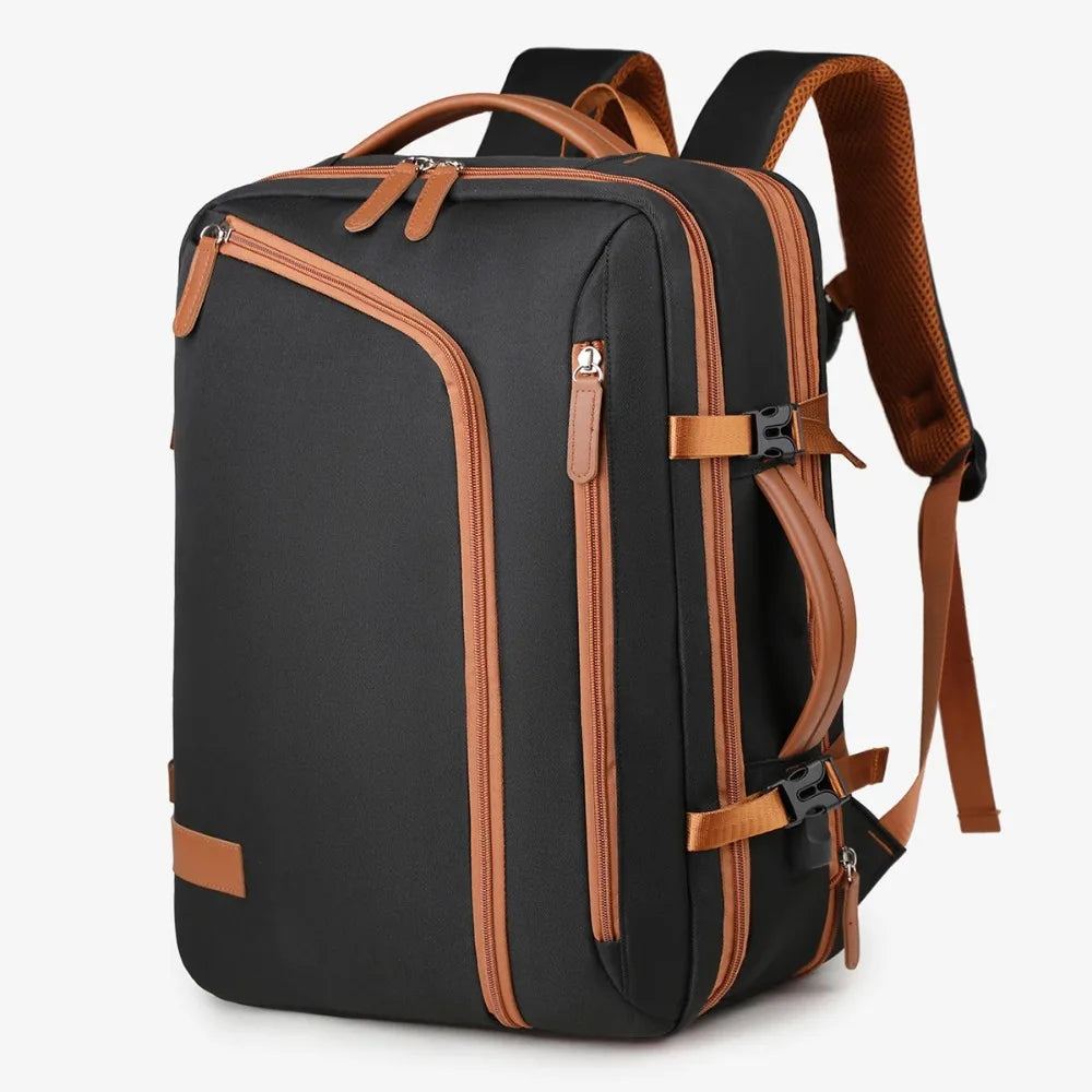 Unisex Simple Business Laptop Backpack Outdoor Large Capacity Travel Bag Student School Backpack Durable Wear Resistant