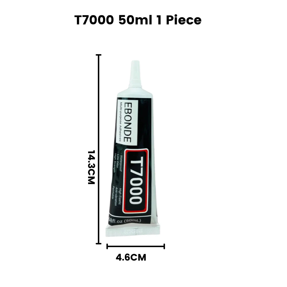 15/50/110mL B7000 Glue T7000 Adhesive Epoxy Resin Repair Cell Phone Touch Screen Liquid Glue Jewelry Craft Adhesive Glue