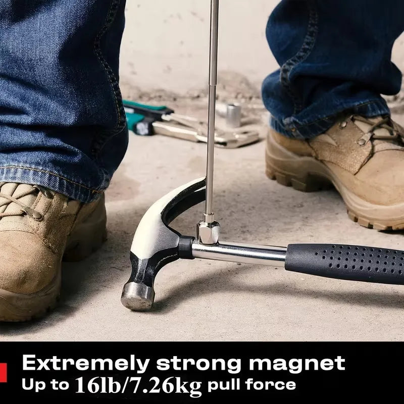 Heavy-Duty Magnetic Pick-Up Tool with Telescopic Rod 16 Strong Magnetism for Car And Home Use