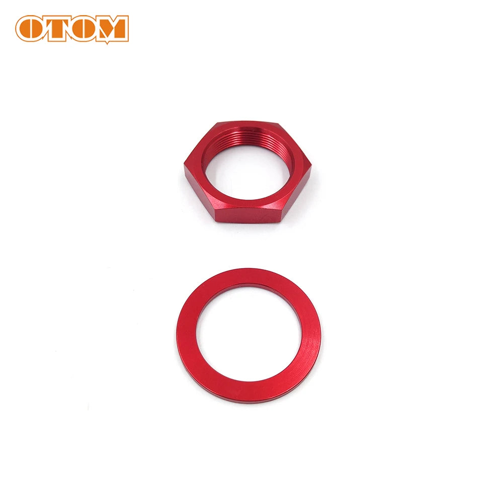 For CRF250R 04-23 Steering Stem Nut Motorcycle M26 Aluminium Nut Honda CR125R CRF250RX CRF450R CRF450RX Steering Head Bearing