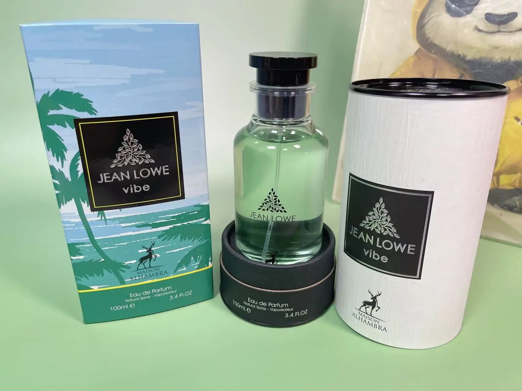 Jean Lowe Azure Immortel 3.4oz EDP Perfume Fresh Citrus Marine Bergamot Grapefruit Ginger Musk Woody Amber Unisex Cologne Spray Long Lasting Summer Travel Daily Office Wear Date Night Birthday Graduation Anniversary Christmas
