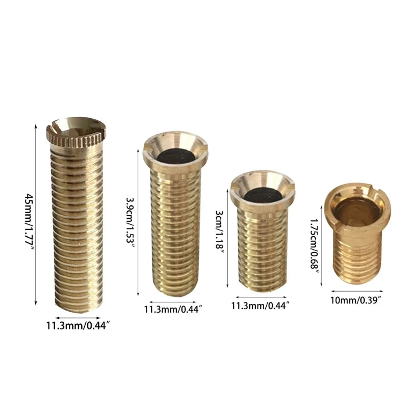 Strainer Plug Screw Bolts Kitchen Sink Basket Strainer Waste Threaded Screw Connector Easy to Replace