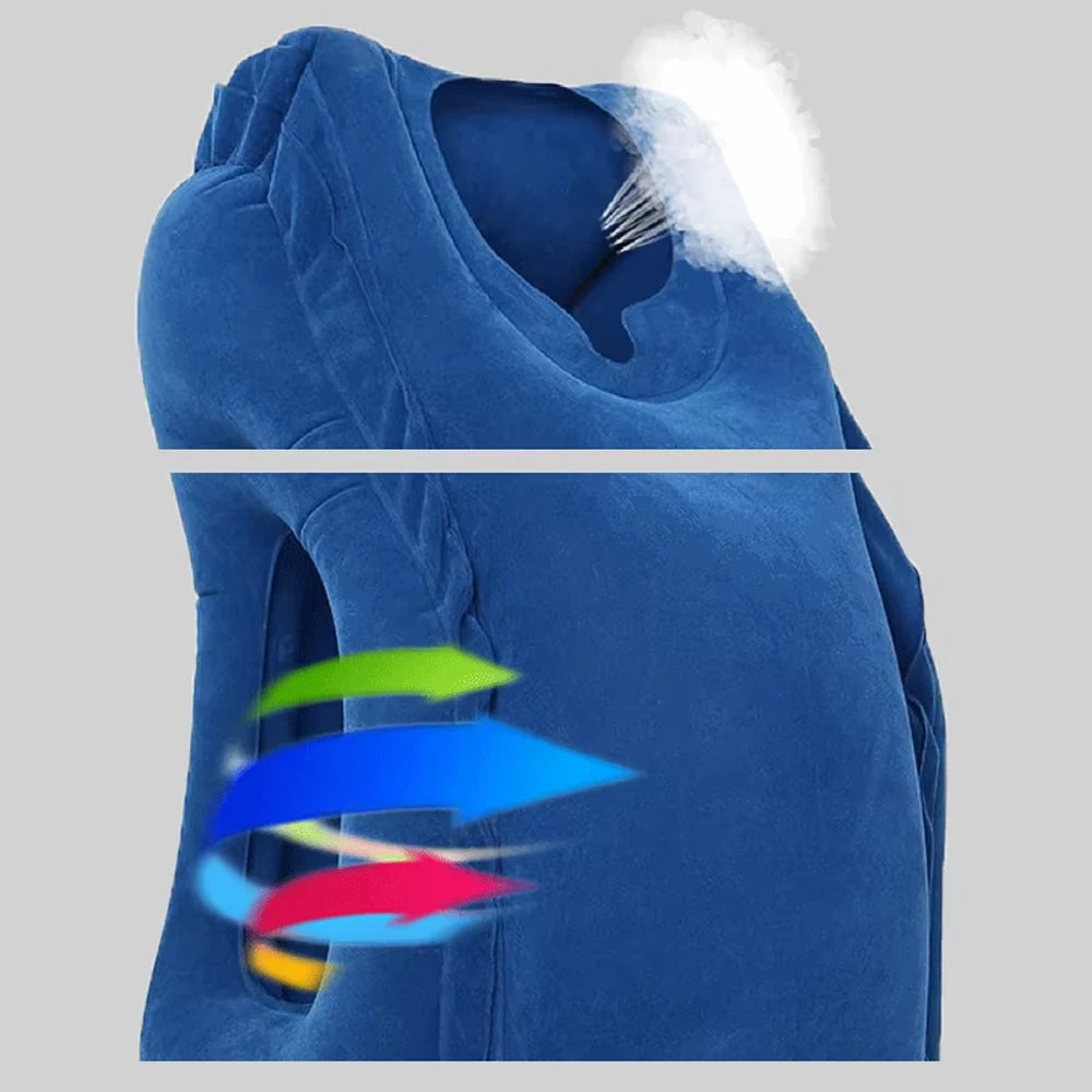 Inflatable Travel Pillow Office Nap Pillow  Airplane Flight Outdoor Sleeping Bag Train Pillow Sleepf Portable Cushion Neck Pillo