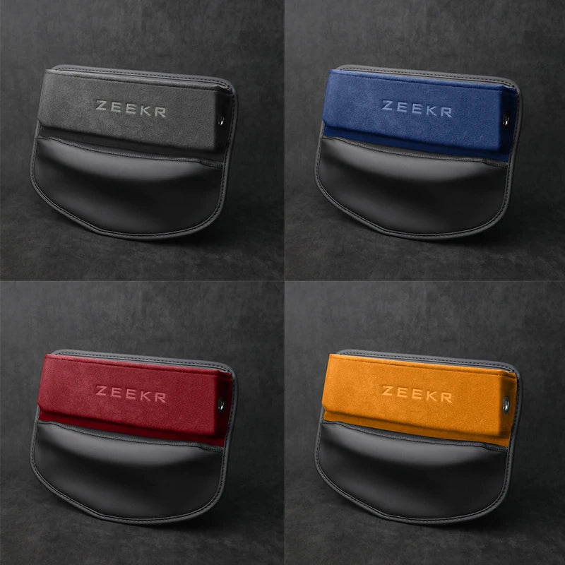 For ZEEKR X 001 009 007 2022 2023 2024 suede Car Seat Sewn Gap Crevice Slot Storage Box Organizer Auto Accessories