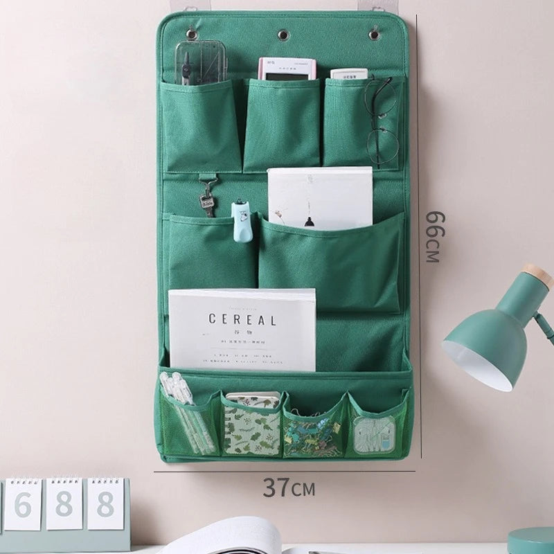 Fabric Wall Hanging  Storage Bag Mobile Phone Storage Bedside Wall Wall Hanging Bag Wardrobe Door Hanging-Bag