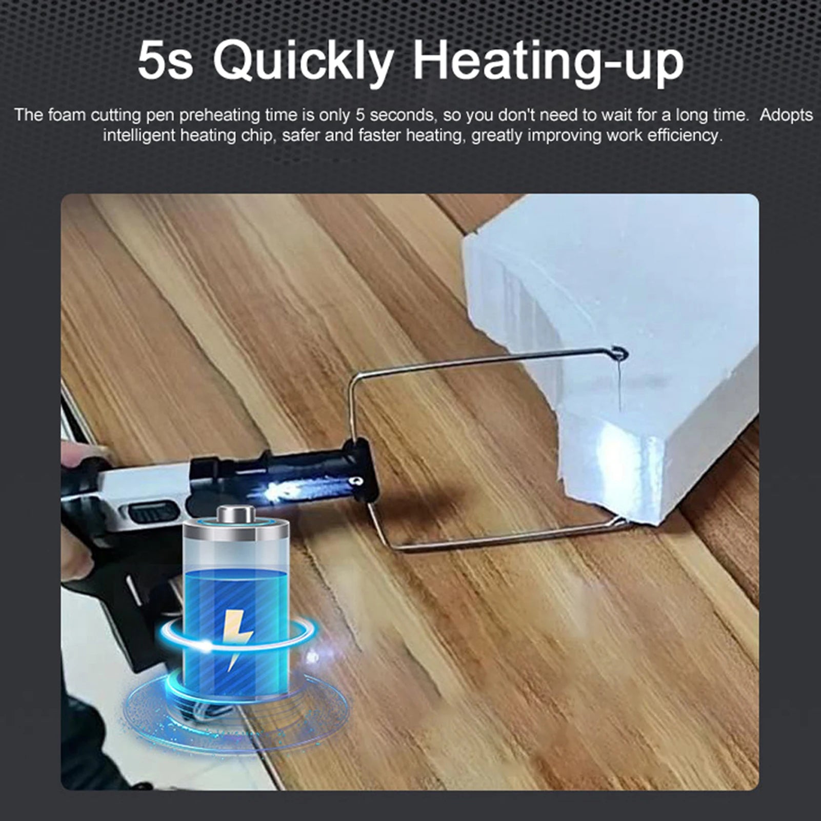 Portable Cordless Foam Cutter Hot Wire Foam Cutter Pen Styrofoam Cutting Tools Kit Electronic Soldering Kit