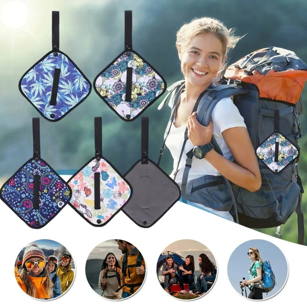 Portable Washable Pee Cloth Reusable Urination Device Camping Toilet Paper Eco-Friendly Camping Pee Rag Women