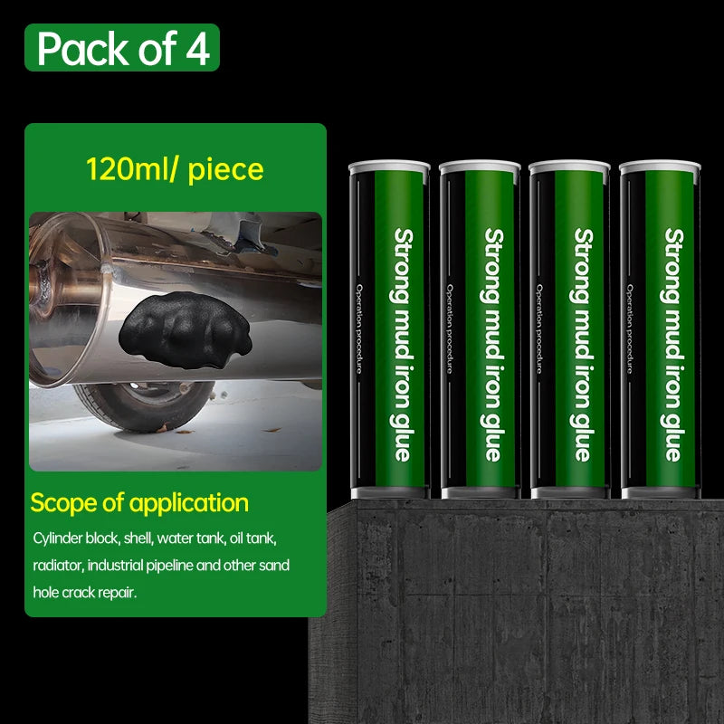 Metal Filler Putty Epoxy Permanent Adhesive Quick Leak Repair Putty Sticks Repair Mounting Sealant for Ceramic Crack