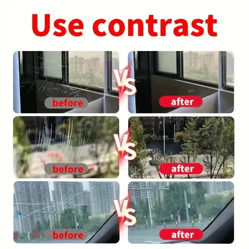 Glass scratch repair wax,easy to use and residue-free car window paint scratch remover, deep scratch removal, protective coating