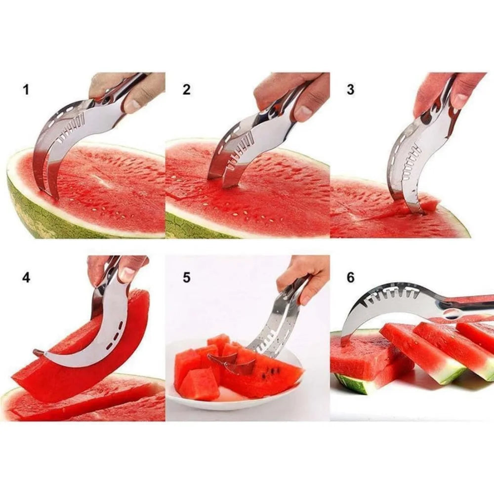 Watermelon slicer, stainless steel cutter, cutter, pitaya, papaya and soft fruit cutter