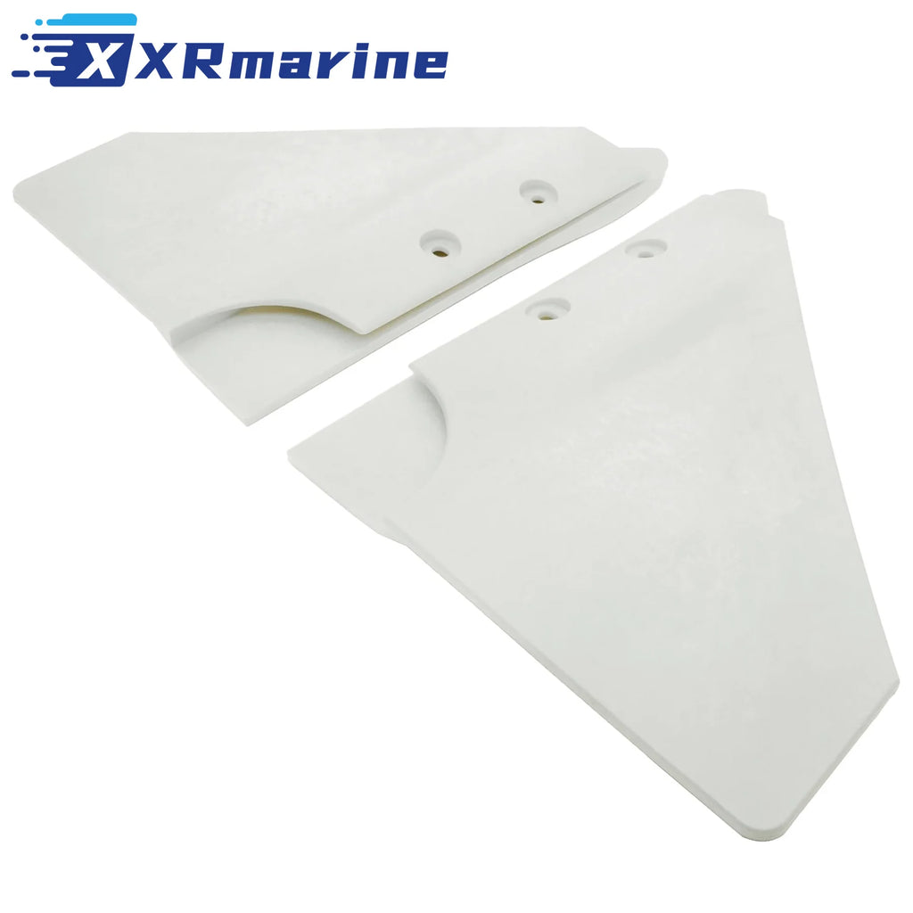 Universal White Boat Motor Hydrofoil Stabilizer For Marine Outboard Drive 5 to 150 HP and Stern Drive Motors
