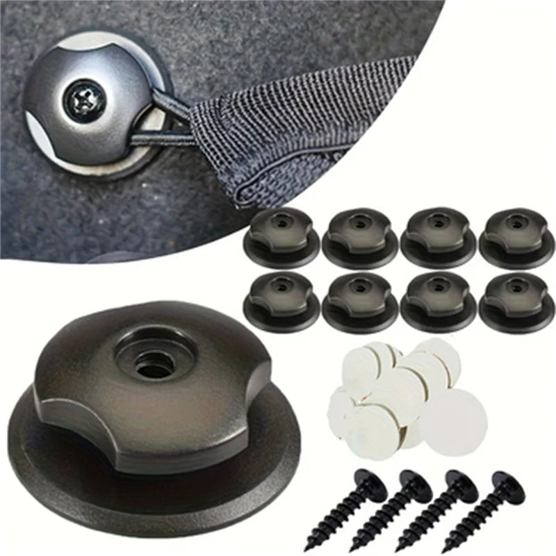 4 Pieces of Luggage Net Trunk Car Specific Hooks 3 Installation Methods Car Modification Hooks Practical Tools
