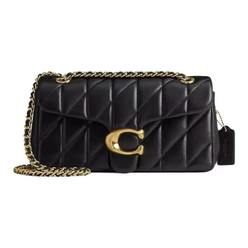 New high quality diamond pattern chain bag, shoulder strap messenger bag, small square bag