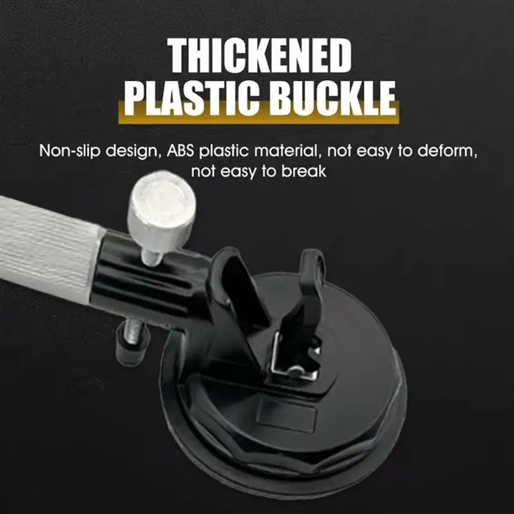 Strong Suction Cup Bathroom Organizer Damage Free Installation Heat Resistant Multi Angle Adjustable Storage for Kitchen