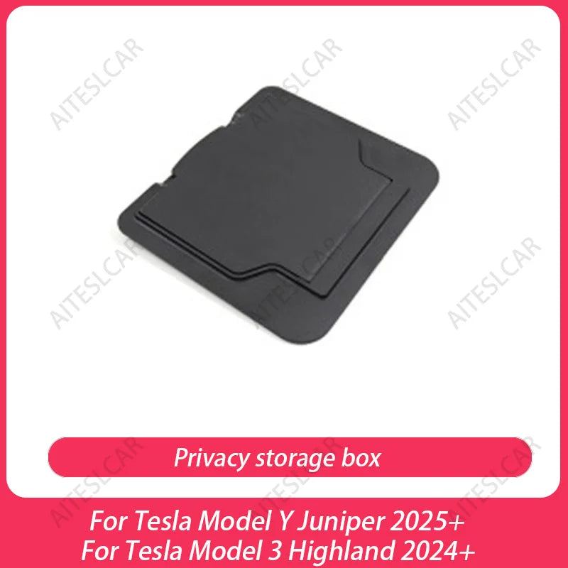 Central Control Storage Box for Tesla Model 3/Y+ Modely Juniper Center Console Organizer Tray Armrest Cubby Drawer Accessories