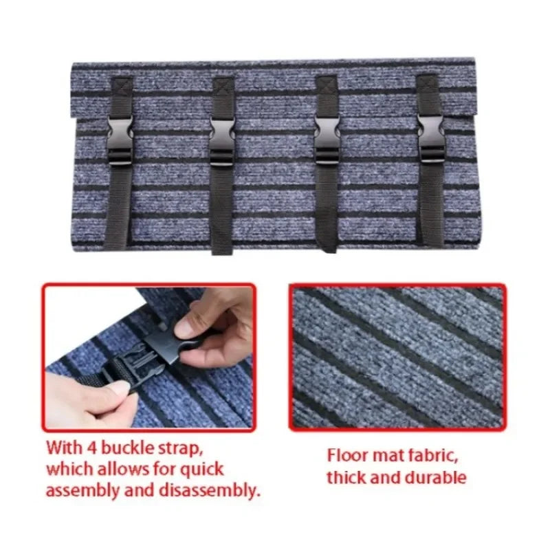 Outdoor Caravan Step Doormat RV Step Stair Carpet Heavy Duty Non-slip Replacement Motorhome Accessories for Travel Camping
