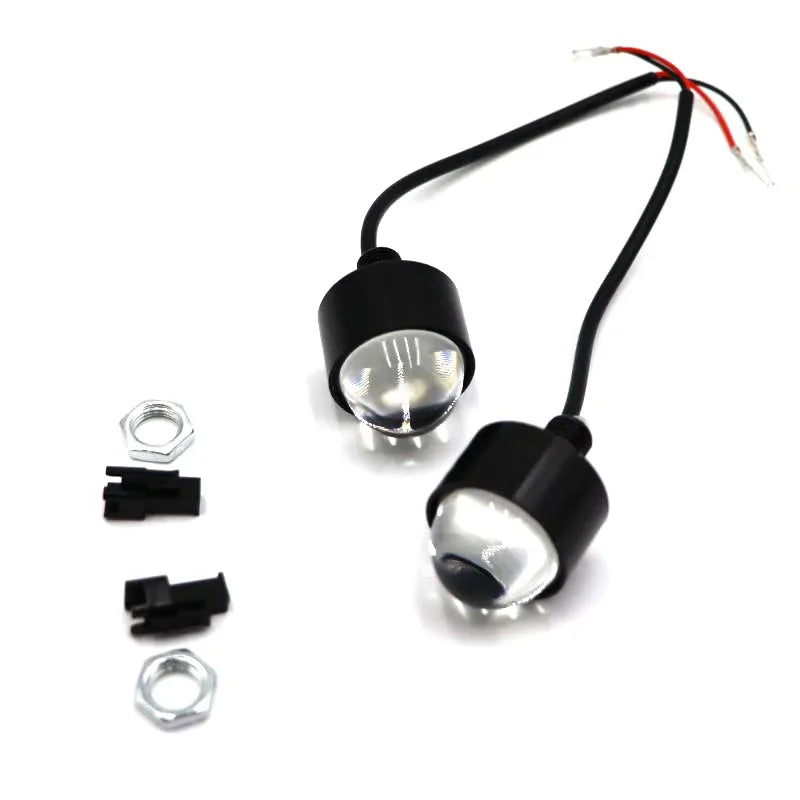 Original Front Light Spotlight LED Bright White Lamp for Kaabo Mantis King GT 10inch Headlight Electric Scooter Parts