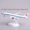 20CM Scale Aircraft AIR CHINA Cargo B747 Airlines Openable Cargo Door ABS Model Miniature Airplane Toy Model Boys Toys Children
