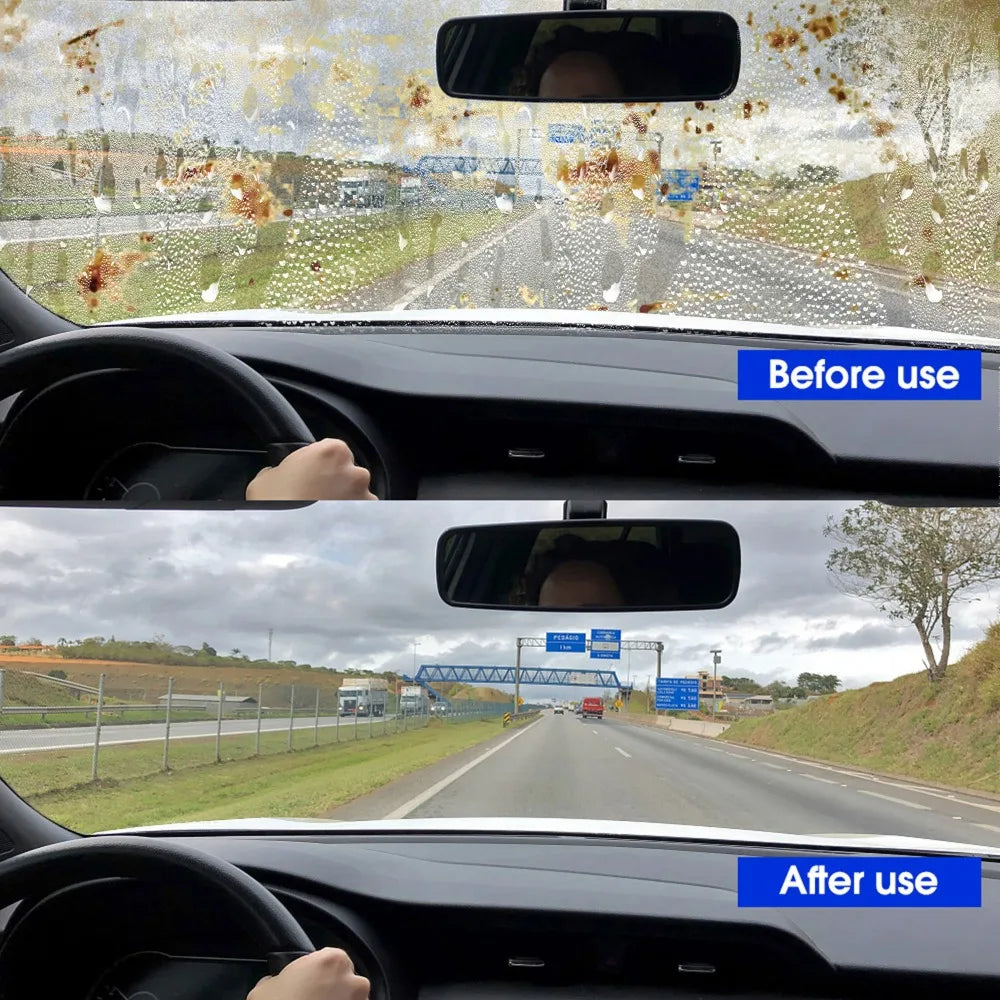 Car Windshield Cleaner High-Efficiency Cleaning Effervescent Tablet Portable Glass Oil Film Dirt Oil Stains Insect Glue Remover