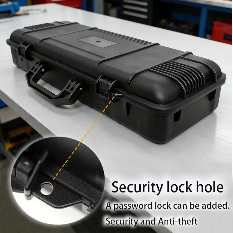 Safety Instrument Tool Box Protective Waterproof Shockproof Toolbox Sealed Tool Case Impact Resistant Suitcase With Sponge