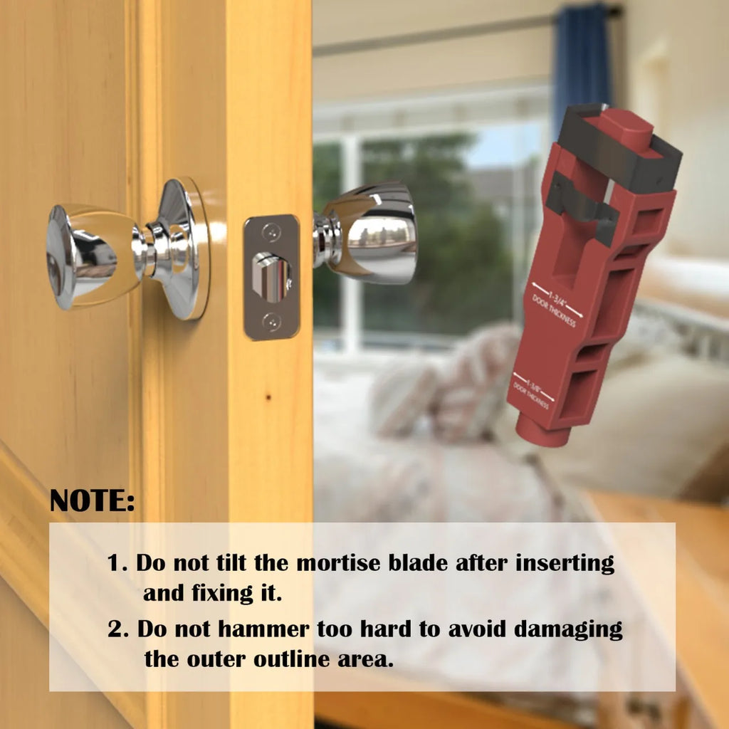 Door Strike Mortising Tool Cut Recess to Mount Door Strike, Door Strike Tool for Tidy, Exact Professional Fitting
