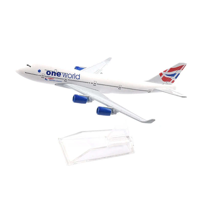 JASON TUTU 16cm BRITISH AIRWAYS Plum flower Boeing b777 Plane Model Airplane Diecast Metal 1:400 Aircraft Model Drop shipping