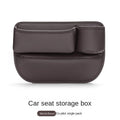 For Tesla Model S 2012~2025 1pc Car Seat Side Gap Filler Storage Box With Cup Holder Organizer Bag Easy Installation Durable Kit