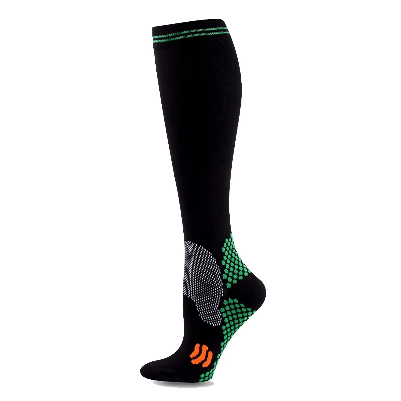 Running Compression Socks Football Hiking Golf Gym 20-30mmhg Gradual Change Nylon Sports Socks Diabetes Pregnancy Varicose Veins