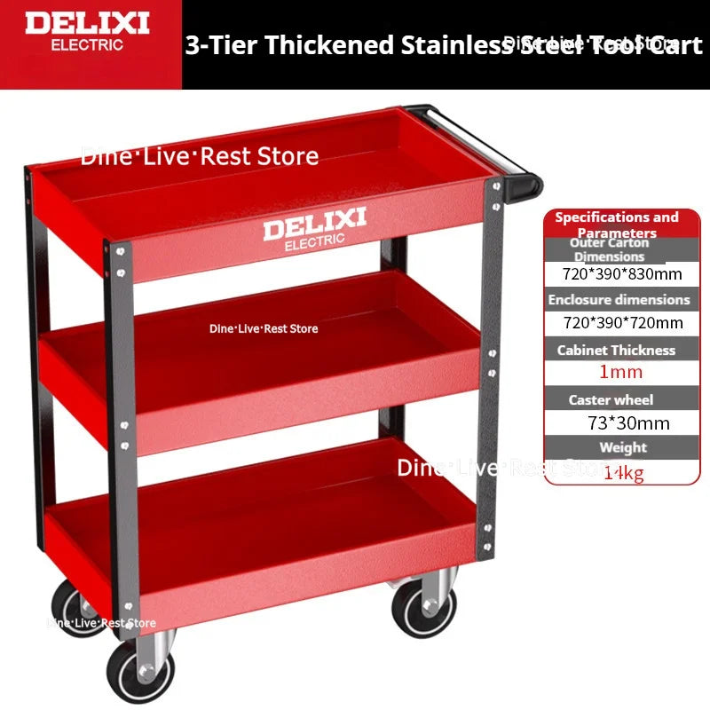 Workshop Order Tool Cart Garage Accessories Magnetic Holder Storage Cabinet Work System Tool Packaging Gereedschapskist XY40GJG