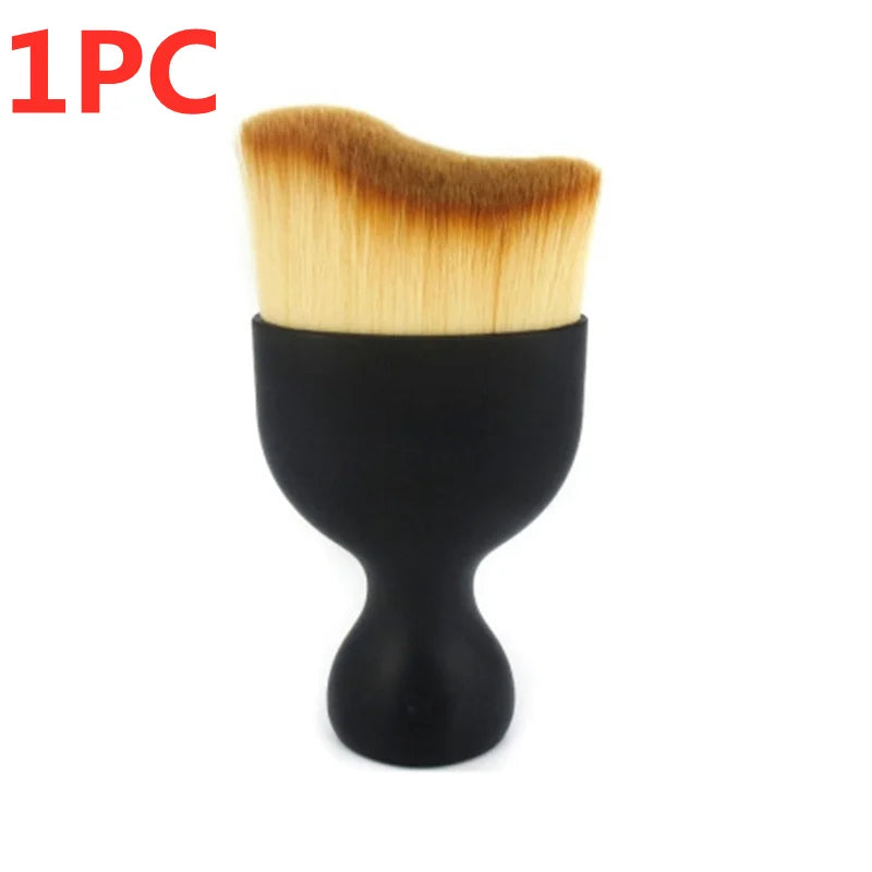Car Interior Cleaning Brush Conditioner Air Outlet Soft Fur Clean Brushes with Shells Crevice Dust Removal Detailing Brush Tools