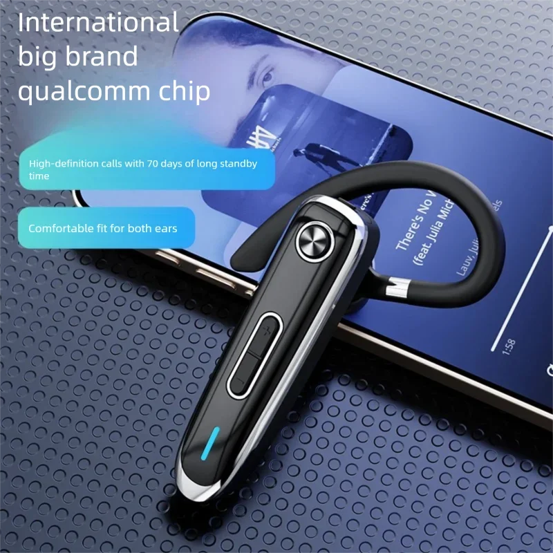 NEW 2026 Bluetooth Business Earphone,Wireless Earbuds,Single Handsfree for Driving,HD Call Headphone Microphone,Business Headset