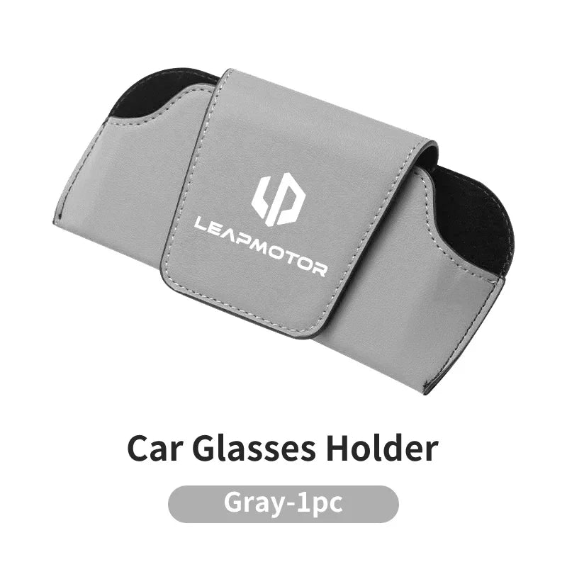 Car Sun Visor Glasses Case Sunglasses Holder Storage Box For Leapmotor C11 C10 B10 C16 C01 T03 Car Interior Accessories
