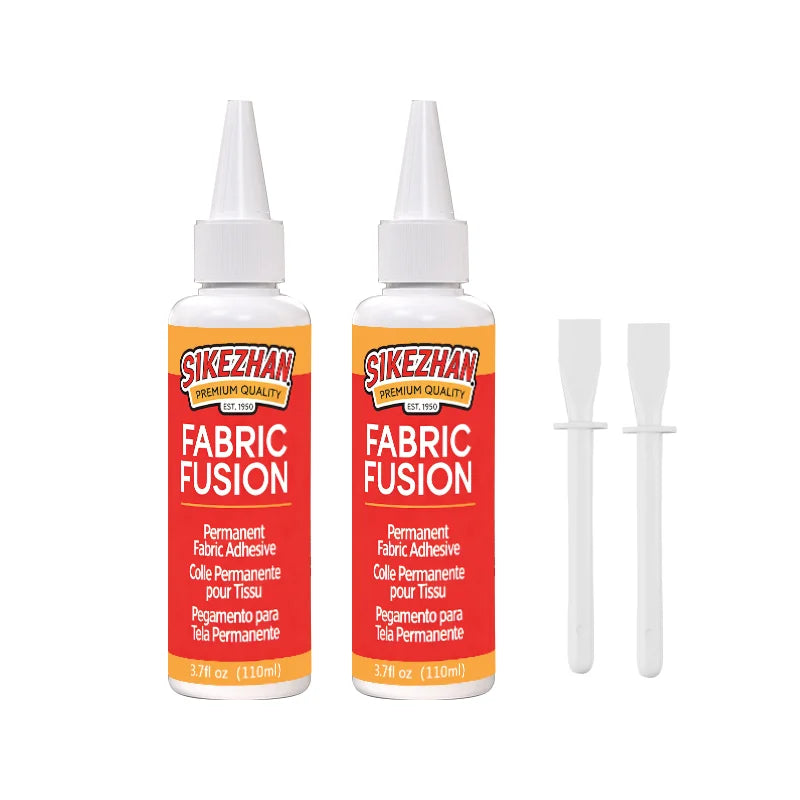 110ml Fabric Glue Permanent Fabric Adhesive for Clothing DIY Craft Repair Fast Dry Washable Glue for Cotton Leather SIKEZHAN