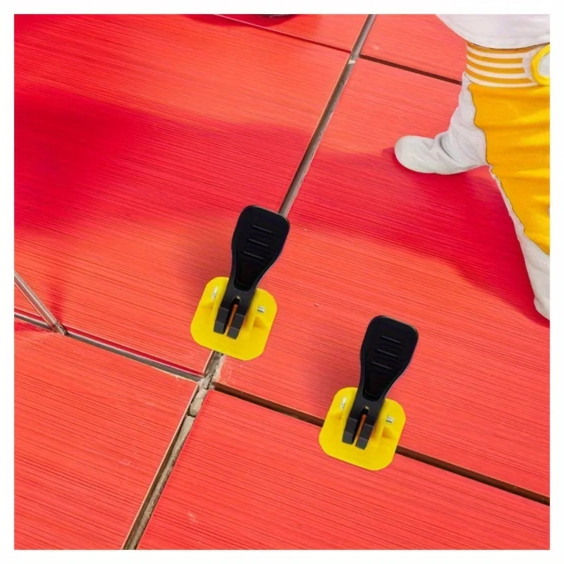 100/50Pcs Tile Leveling System Tools with T-Steel Needles Tile For Flooring Installation Professional Ceramic Tile Alignment Kit