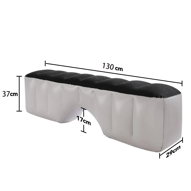 Car Travel Inflatable Mattress Back Seat Sleeping Gap Pad Mattress Air Cushion Portable Rear Part Seat Bed Camping Accessories