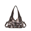 Women Handbags Fashion Leopard Shoulder Bag Large Tote Top-handle Shopping Pack Multifunctional Satchel Lady Hobos Big Purse