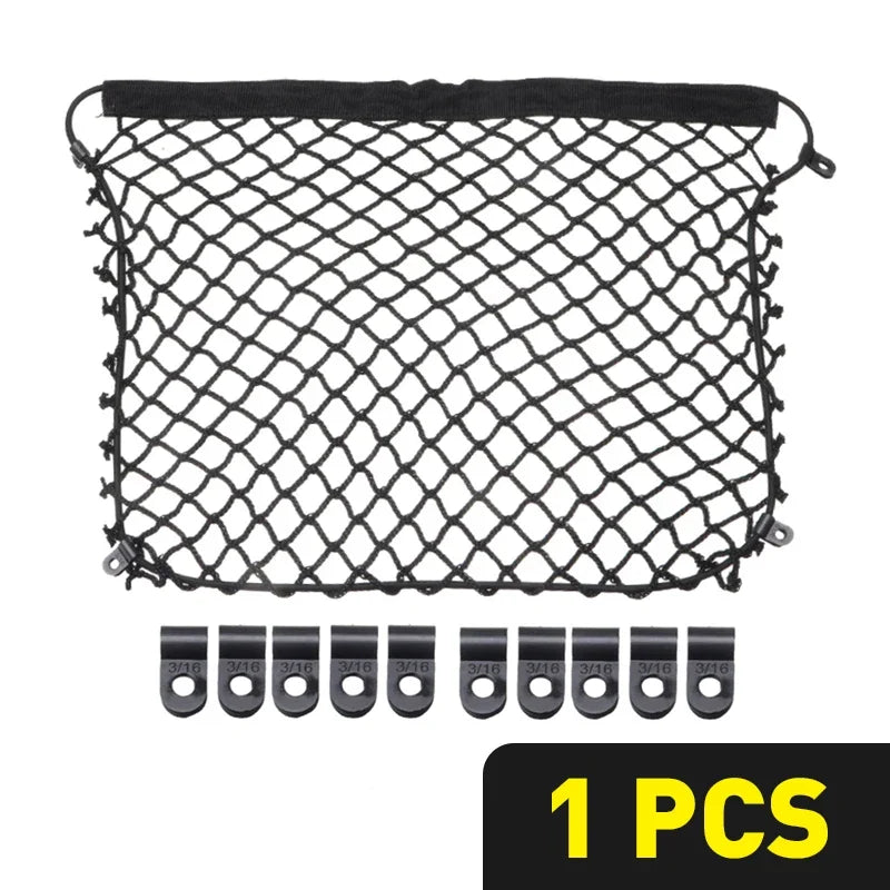 10Hooks Motorcycle Cargo Mesh Cargo Organiser Net Trunk Luggage Storage Vario Case Panniers R1200GS R1250GS F800GS F700GS F650GS