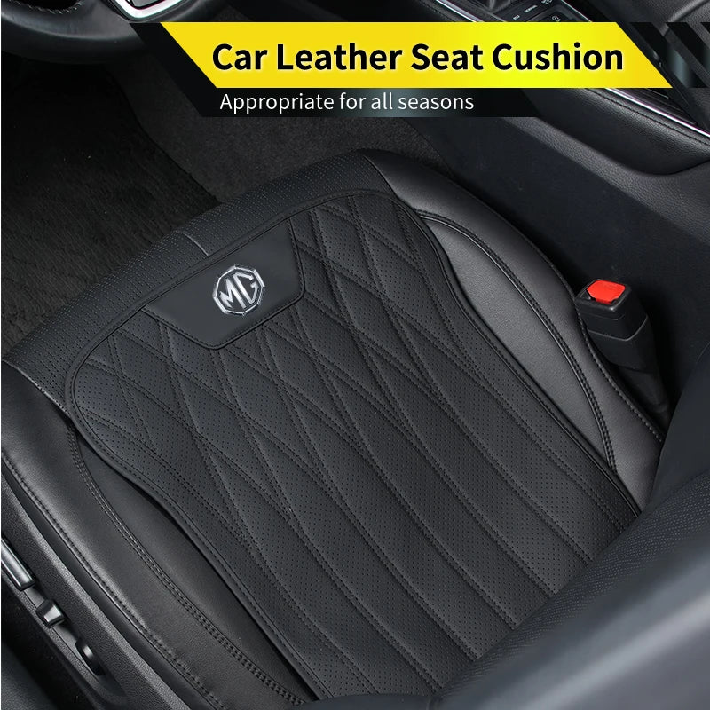 Car Seat Cushion Leather Anti-Slip Pad Seat Protector Cover Accessories For Morris Garages MG 3 5 6 7 HS ZS GS Hector TF GT ZR