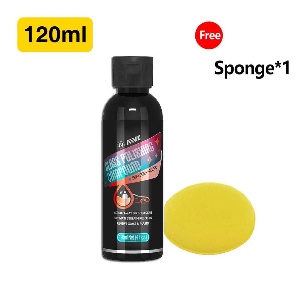 Glass Oil Remover Car Windshield Cleaner Powerful Oil Film Remover Auto Window Glass Polishing Agent