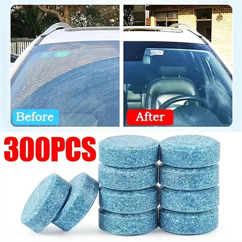 New Solid Cleaner Car Windscreen Cleaner Effervescent Tablet Auto Wiper Glass Solid Cleaning Concentrated Tablets Detergent 2024