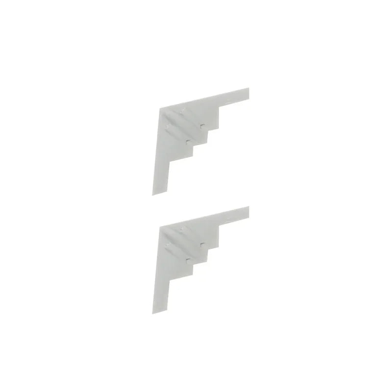 2PCS 1/700 400 350 Scale B-2 Stealth Bomber Mould Strategic Plane Parts Uncolored Bombardment Aircraft Toys for DIY Model
