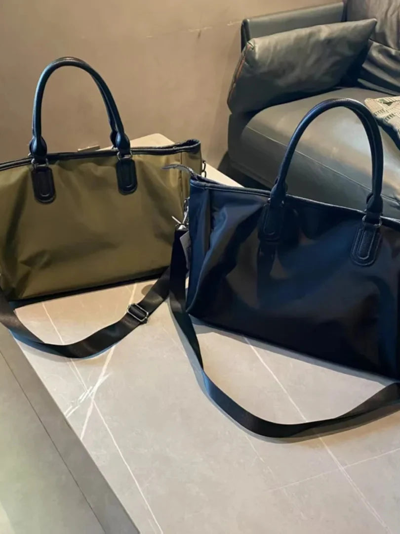 Soft Shoulder Bag Unisex Travel Sports Fitness Crossbody Handbag Oxford Cloth Material No Pull Rod Summer 2025